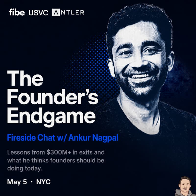 Cover Image for The Founder's Endgame: Fireside Chat w/ Ankur Nagpal