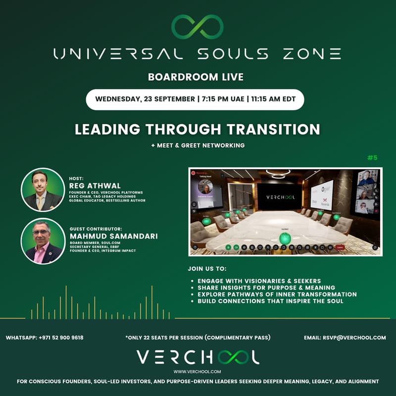 Cover Image for Universal Souls Zone - Boardroom Live #5 | Leading Through Transition