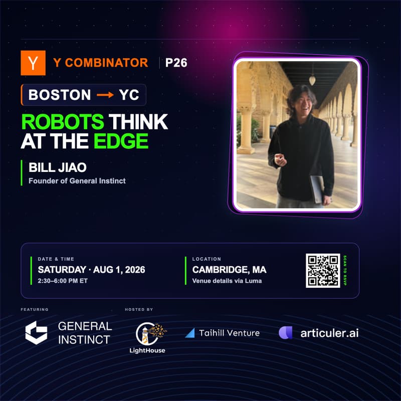 Cover Image for Meet a Robotics Boston YC Founder: Bill Jiao