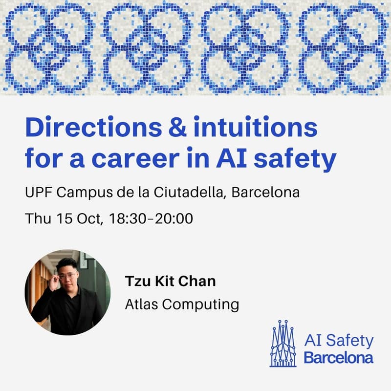 Cover Image for Directions & intuitions for a career in AI safety