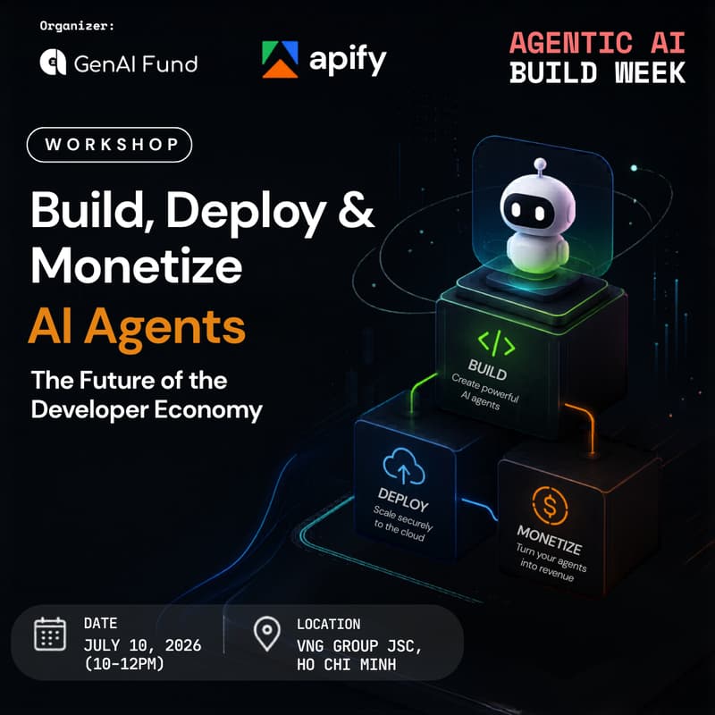 Cover Image for Build, Deploy & Monetize AI Agents: The Future of the Developer Economy — Agentic AI Build Week Workshop