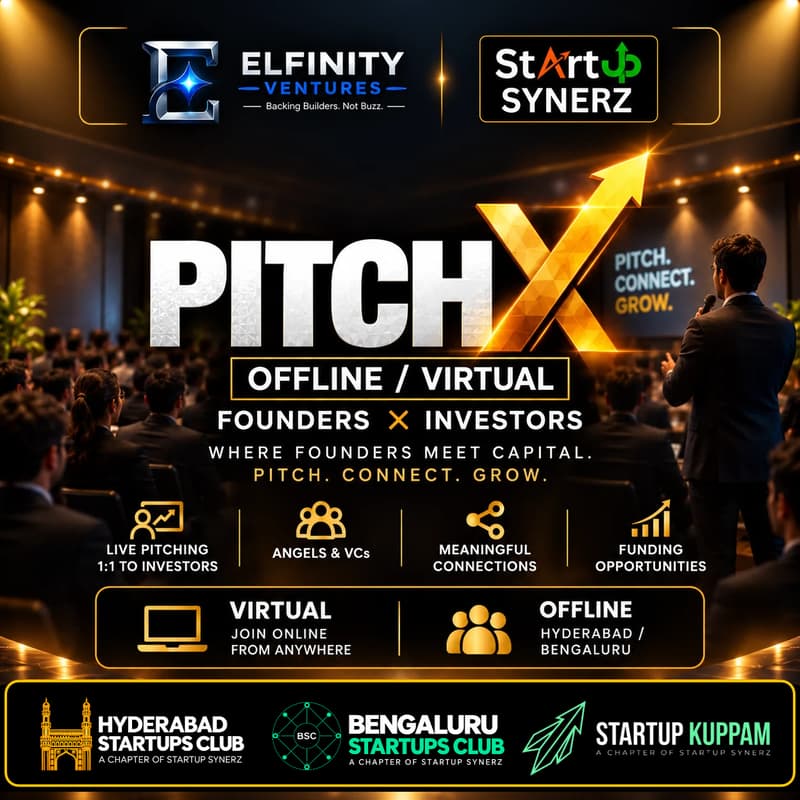 Cover Image for PITCHX Bengaluru