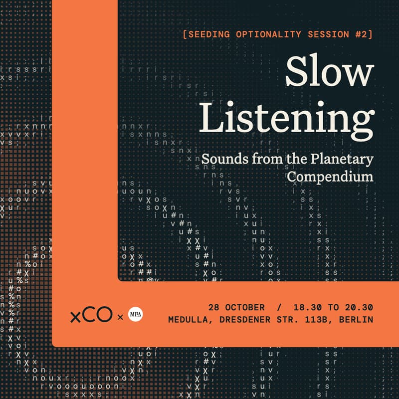 Cover Image for Slow Listening: Sounds from the Planetary Compendium