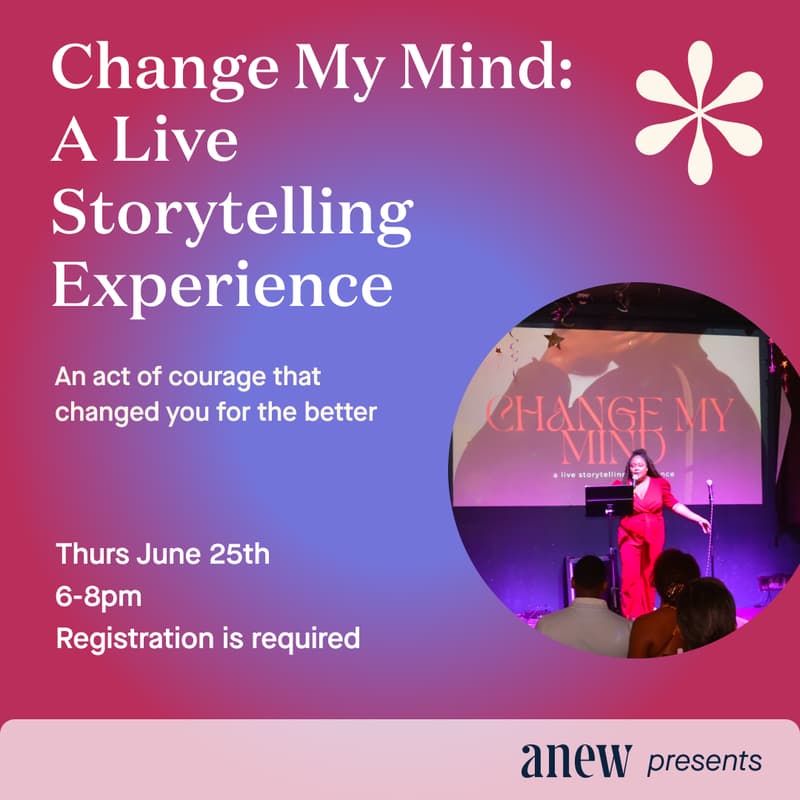 Cover Image for Change My Mind: A Live Storytelling Experience