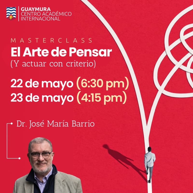 Cover Image for Masterclass: El Arte de Pensar y actuar con criterio (Dr. José M. Barrio)