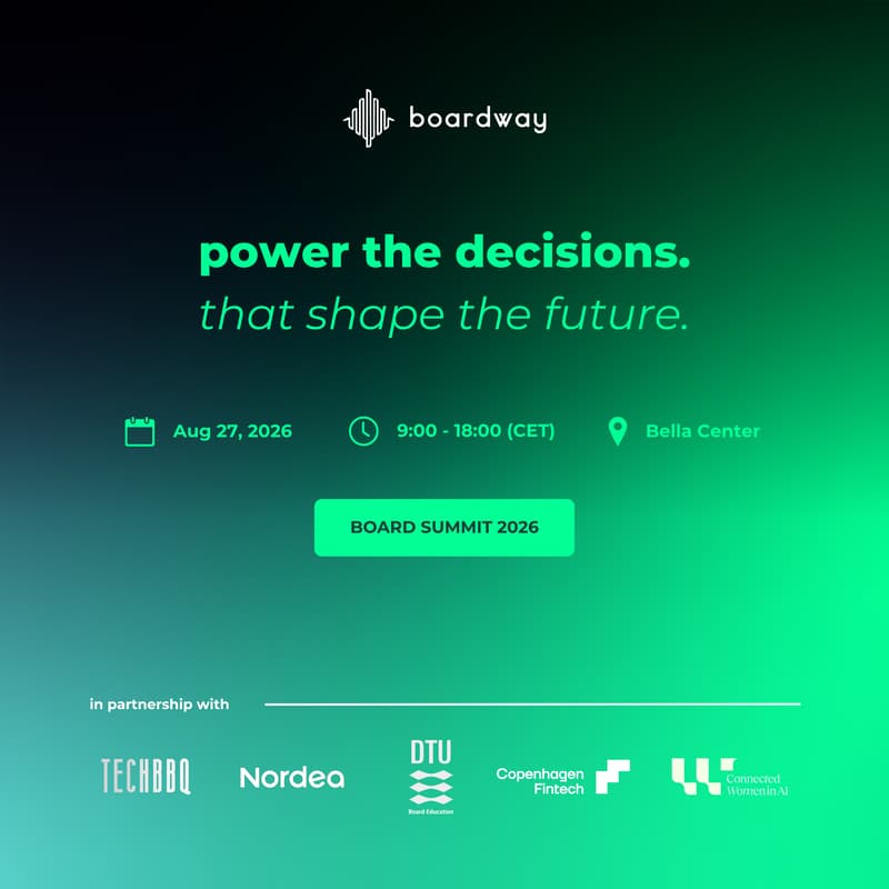 Cover Image for Board Summit 2026 · hosted by Boardway