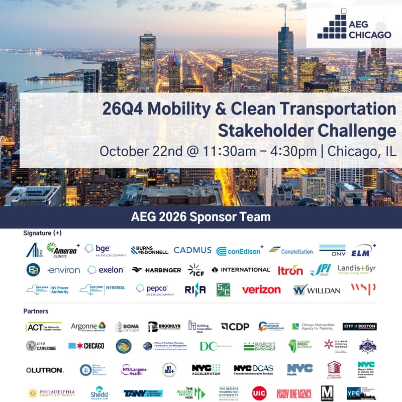 Cover Image for AEG Chicago 26Q4 Mobility & Clean Transportation Stakeholder Challenge
