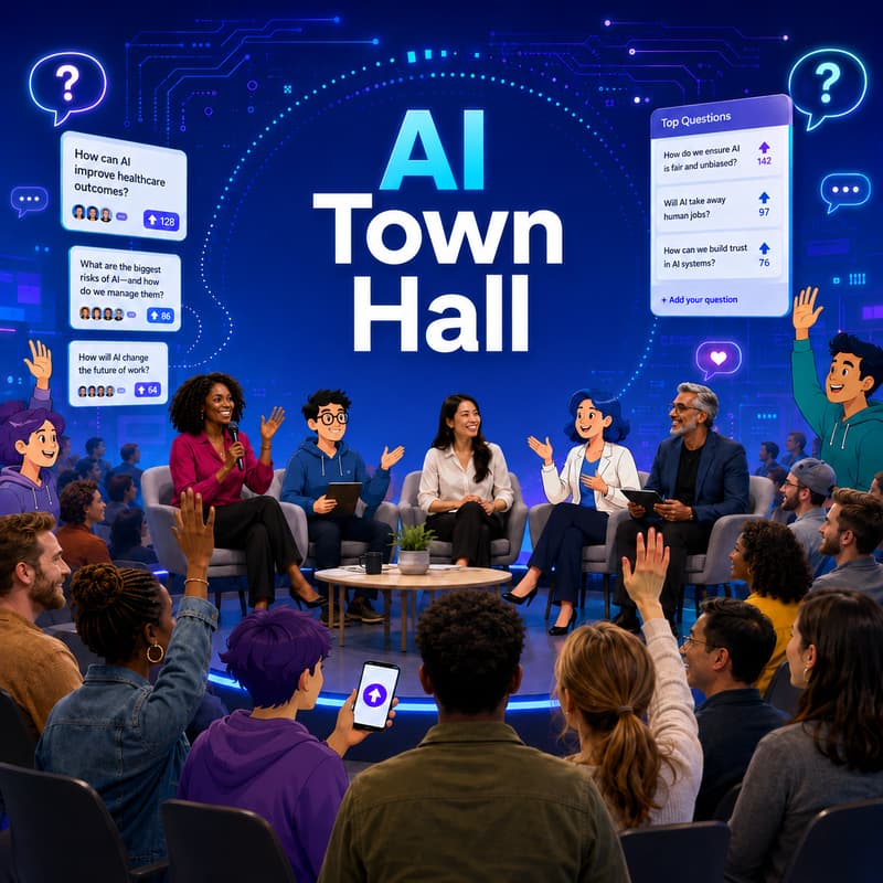Cover Image for AI Townhall - Ask & Vote on Questions!