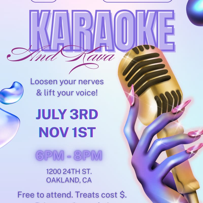 Cover Image for Kava & Karaoke & Spoken Word Poetry