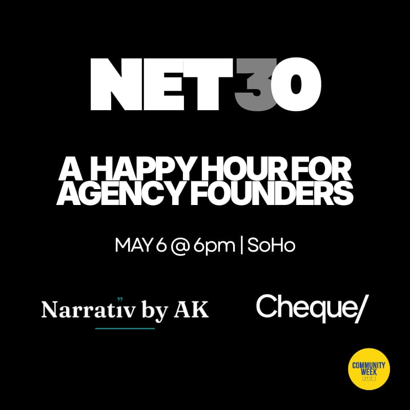 Cover Image for Net 0: A Happy Hour for Agency Founders