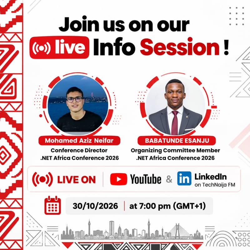 Cover Image for .NET Africa 2026 — Live Info Session