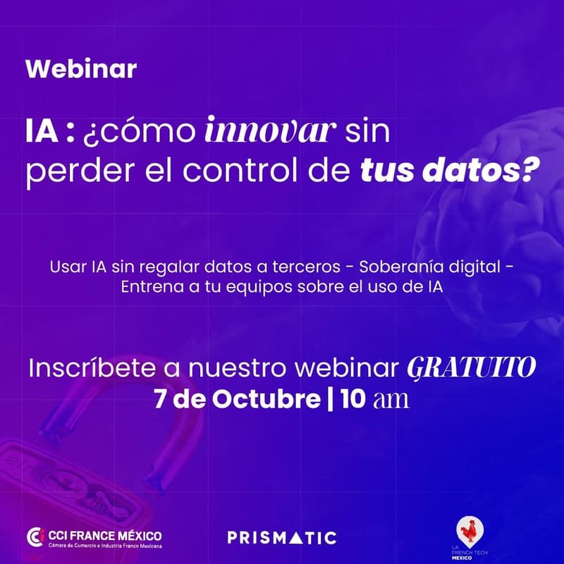 Cover Image for IA ¿Cómo innovar sin perder el control de tus datos?
