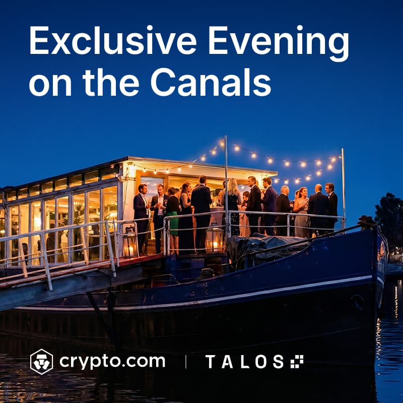 Cover Image for An Exclusive Evening on the Canals with Crypto.com and Talos