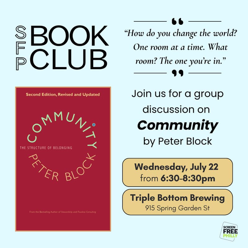 Cover Image for Screen Free Philly Book Club