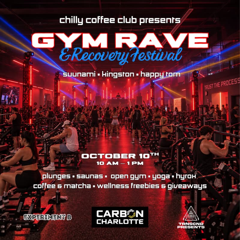 Cover Image for Gym Rave & Recovery Festival by Chilly Coffee Club