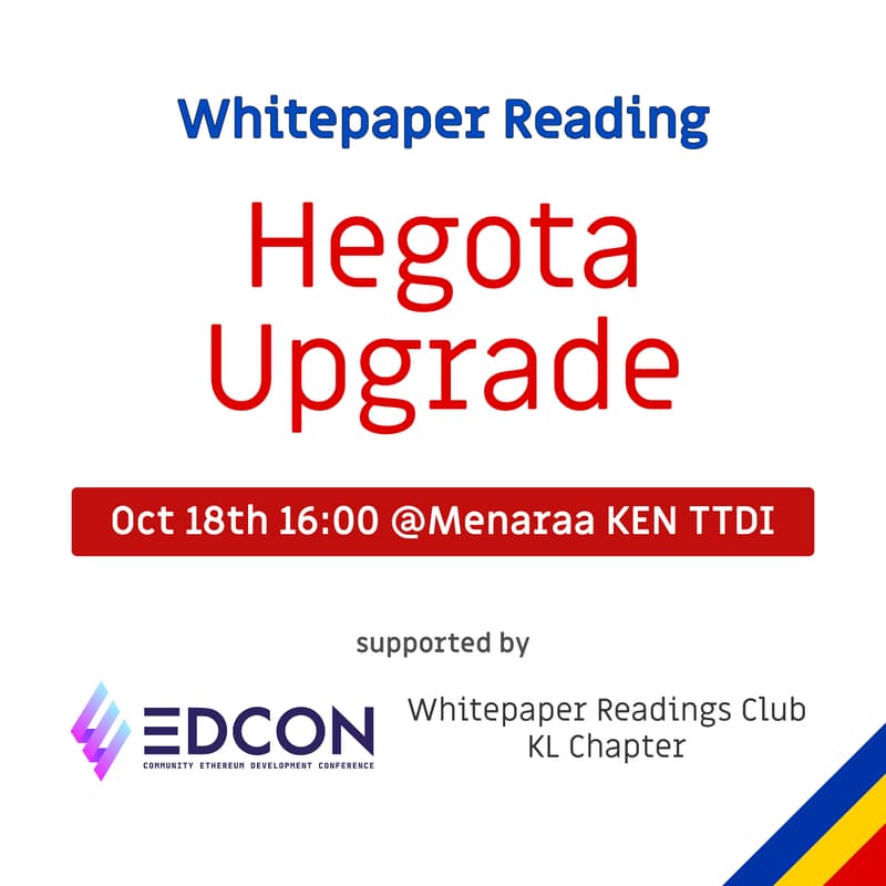 Cover Image for Hegota Upgrade - Whitepaper Reading Club at EdCon