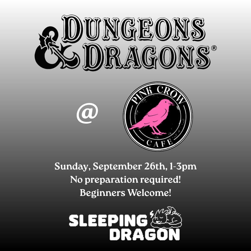 Cover Image for Dungeons And Dragons At Pink Crow Cafe