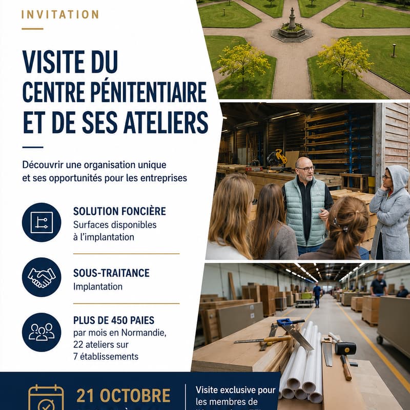 Cover Image for Visite du Centre Pénitentiaire de CAEN et ses ateliers