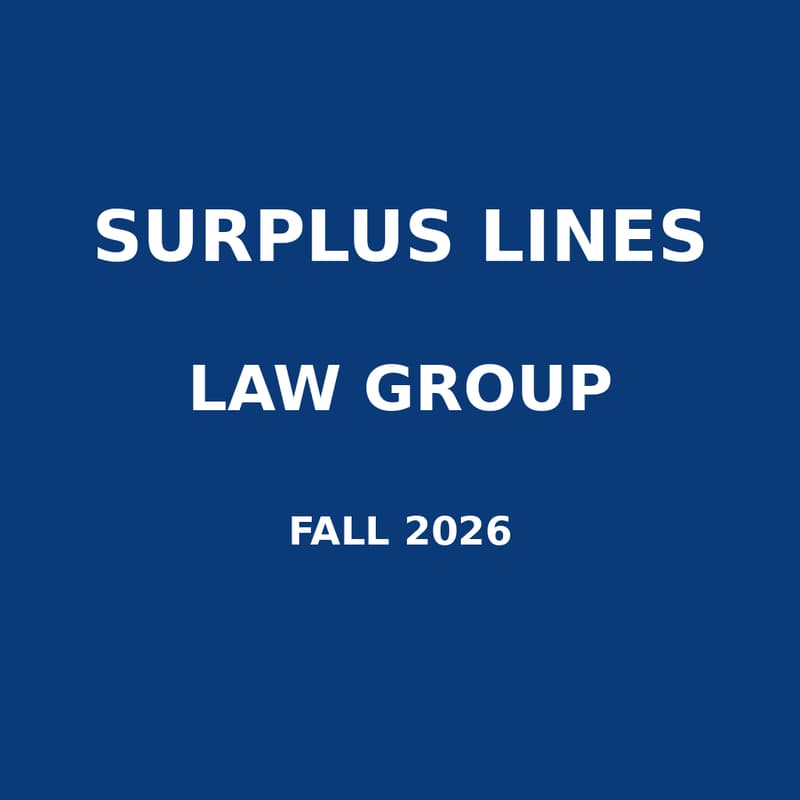 Cover Image for Surplus Lines Law Group - Fall 2026