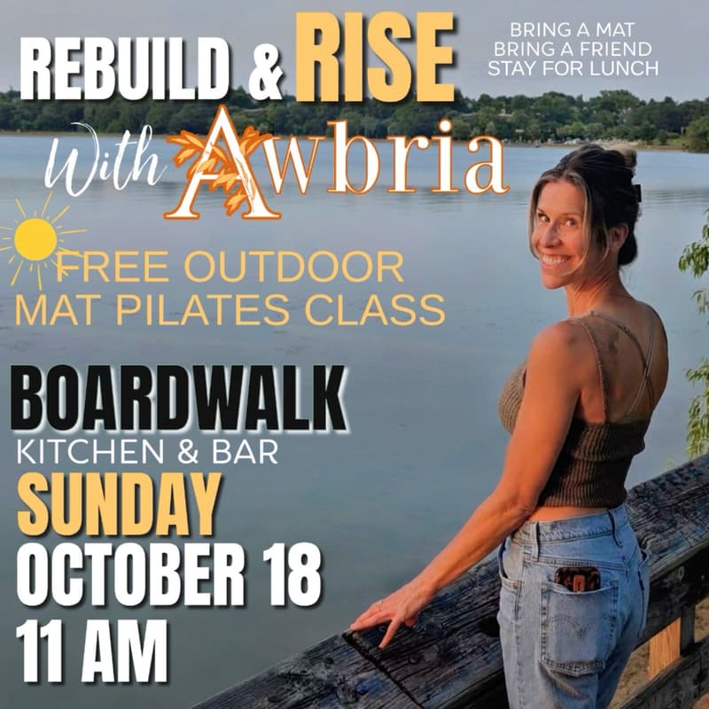 Cover Image for PopUp Pilates & Social Club With Awbria @ BOARDWALK