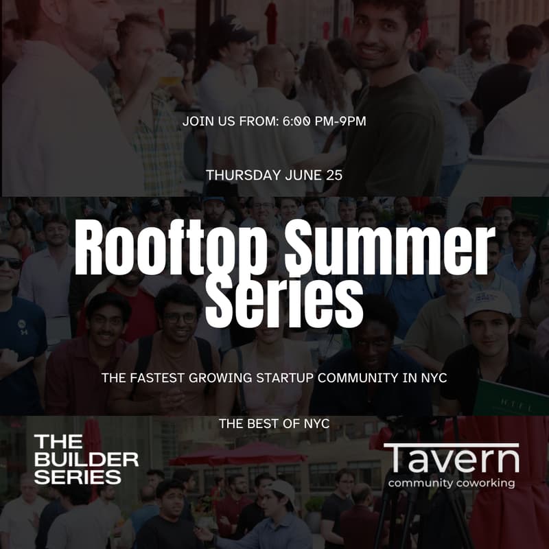 Cover Image for The Builder Series: Founder, Investor & Operator Nights - June 25th