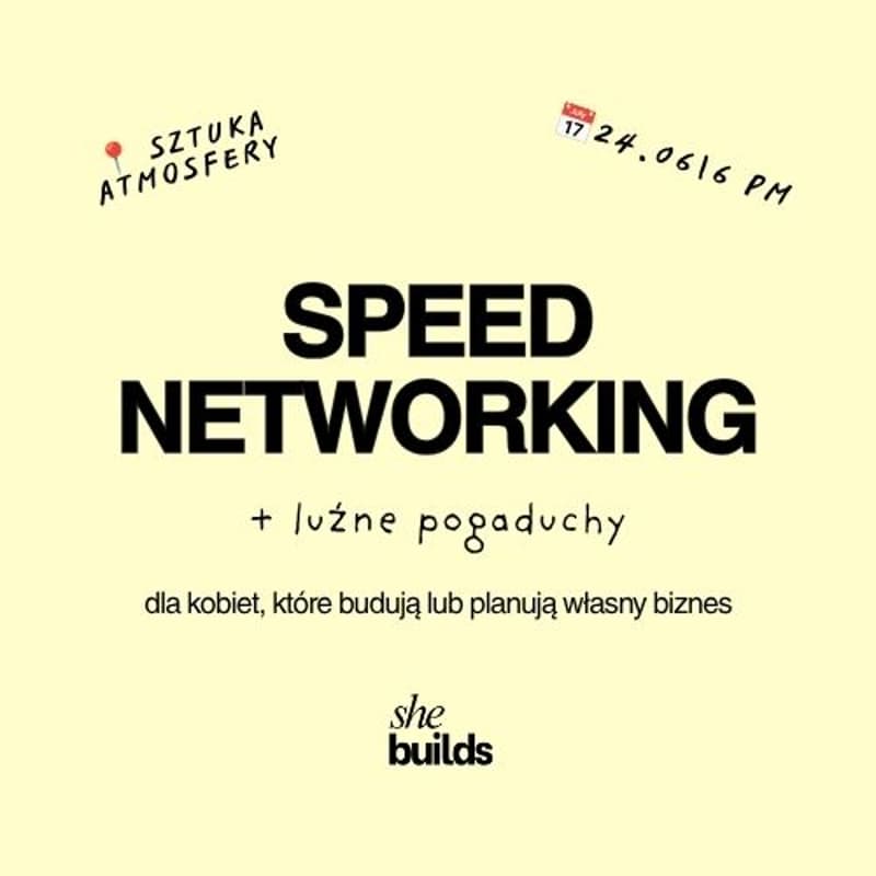 Cover Image for SHEBUILDS: Speed Networking dla kobiet budujących biznes