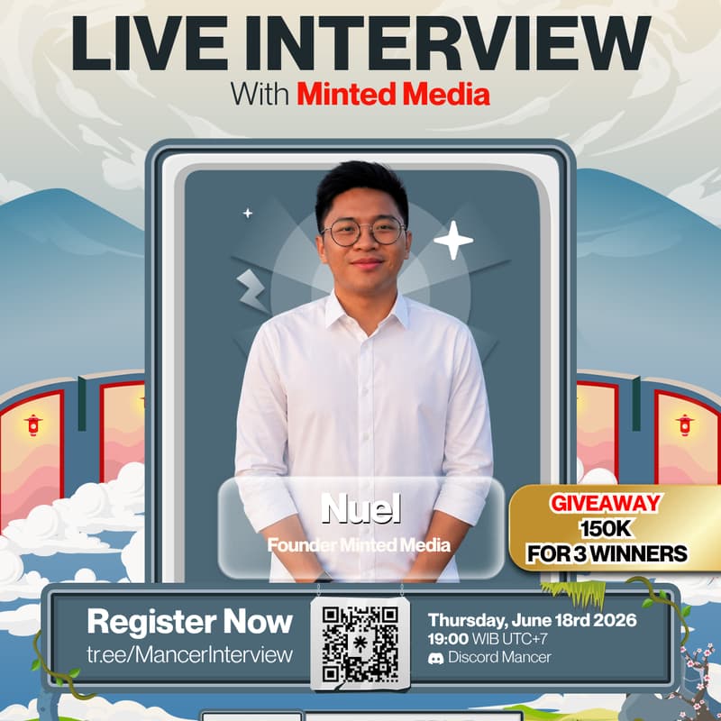 Cover Image for Mancer Live Interview with Minted Media