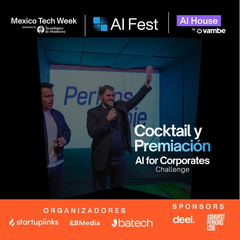Cover Image for Cocktail para corporativos y premiación AI for Corporates Challenge