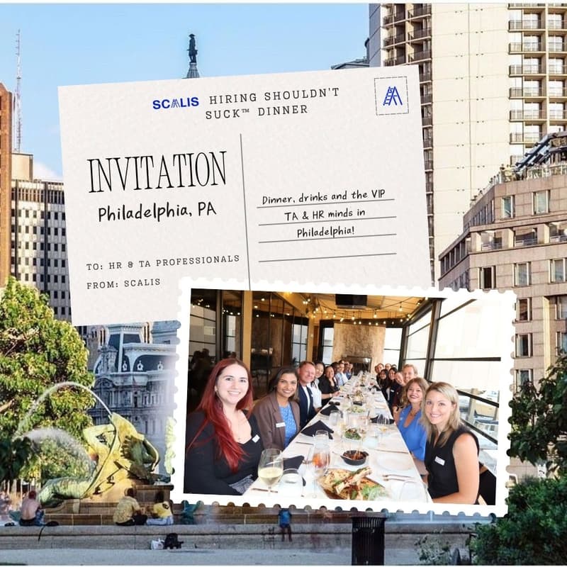 Cover Image for Hiring Shouldn't Suck™ Dinner (Philadelphia - 11/18/26)