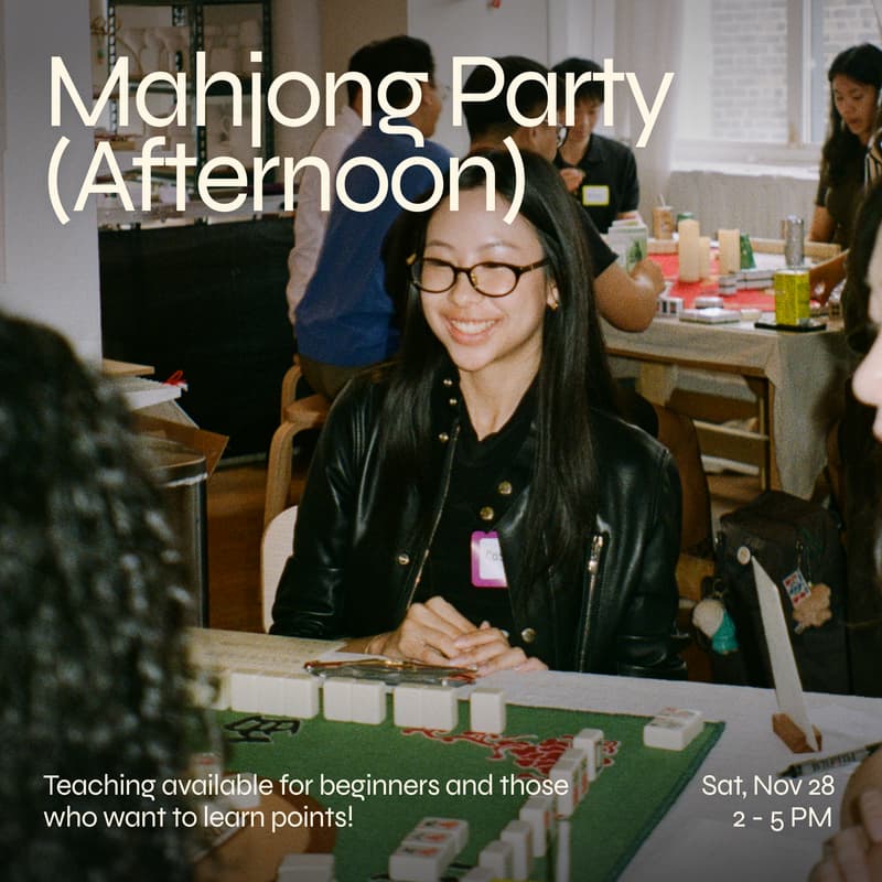 Cover Image for Afternoon session: All-Day Mahjong Party