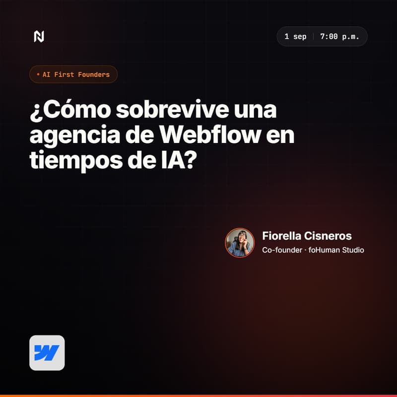 Cover Image for ¿Cómo sobrevive una agencia de Webflow en tiempos de IA?