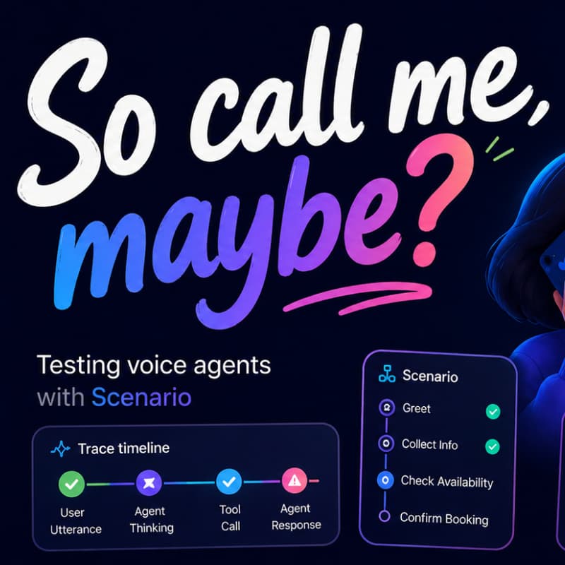 Cover Image for Testing Voice Agents like you test your chat agents