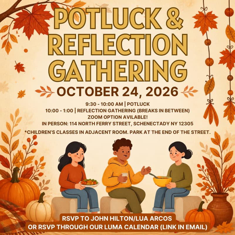 Cover Image for Albany Cluster Reflection Gathering