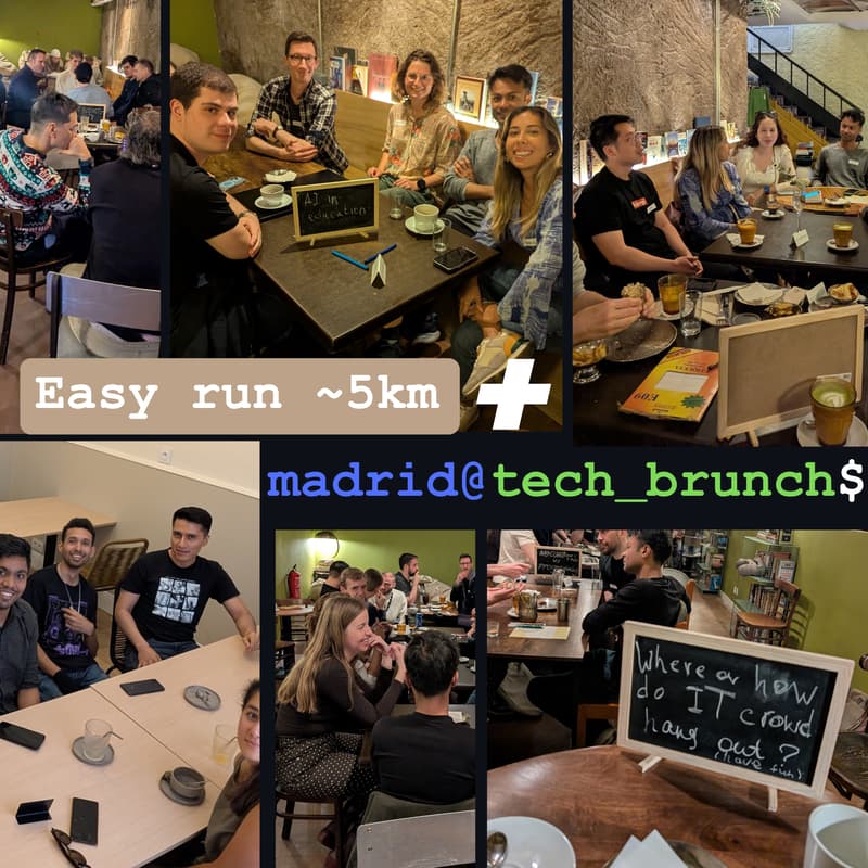 Cover Image for Social run (optional) + Madrid Tech Brunch