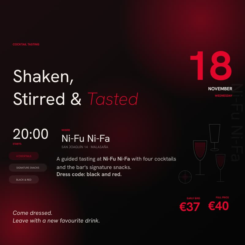 Cover Image for Shaken, Stirred & Tasted
