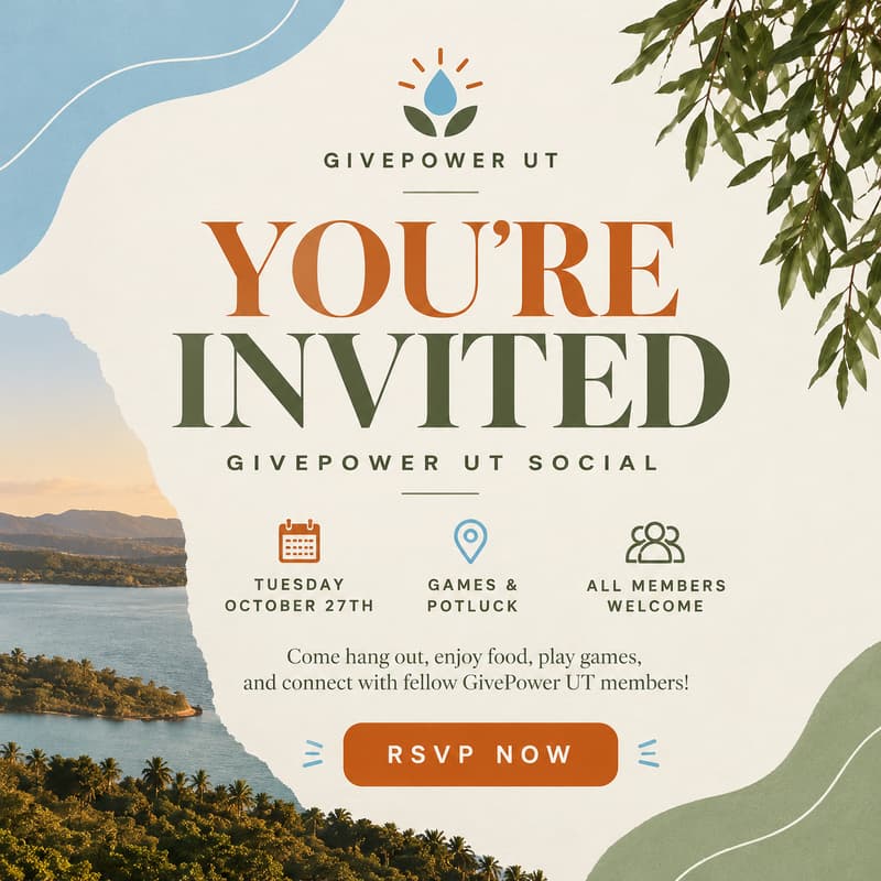 Cover Image for GivePower UT Social Event!