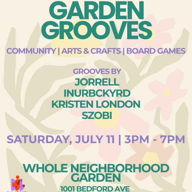 Cover Image for Garden Grooves - July!
