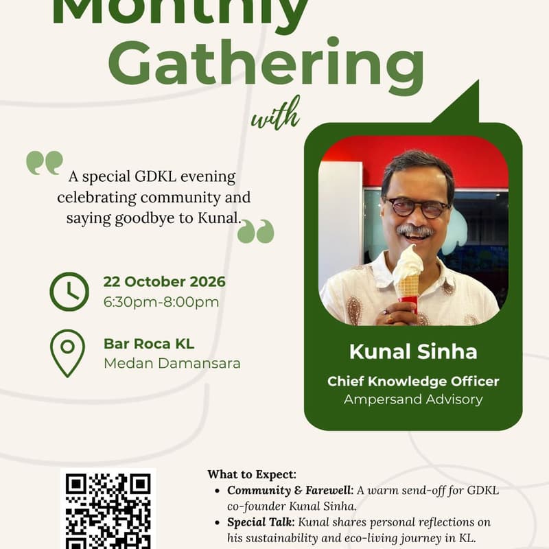 Cover Image for GDKL Monthly Event: Hello, Farewell and KL Eco Hotspots