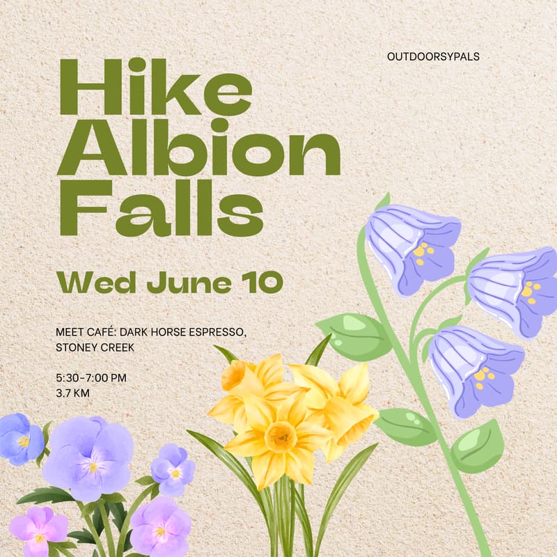 Cover Image for Outdoorsypals β‘ Hike Albion Falls
