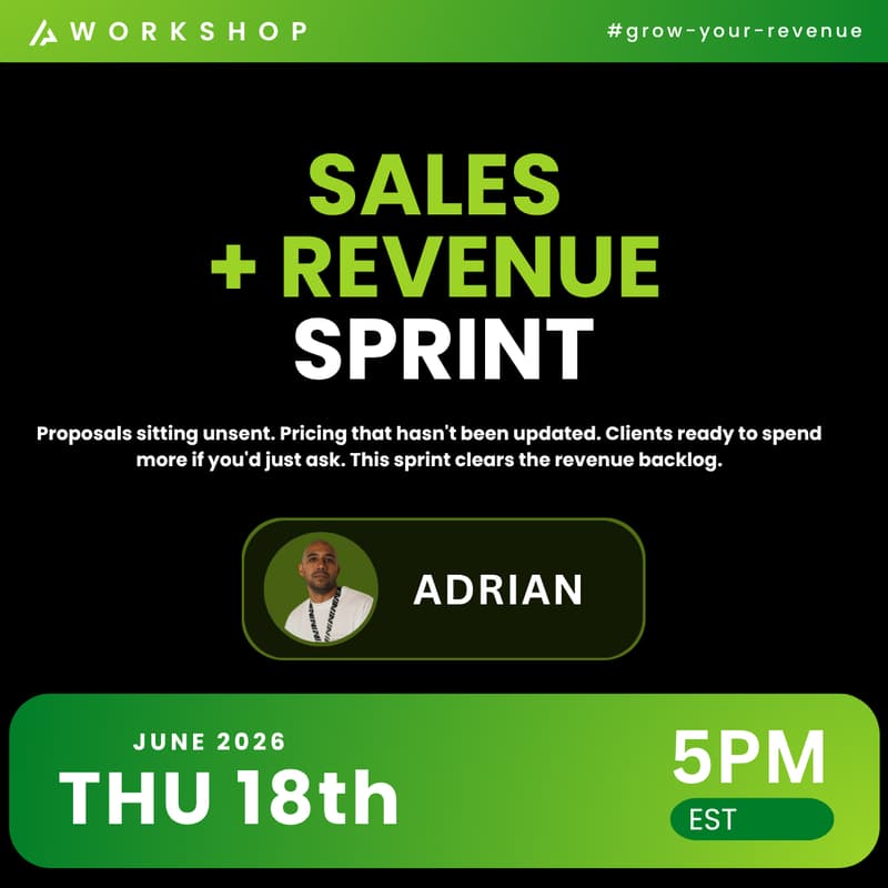 Cover Image for Sales + Revenue Sprint