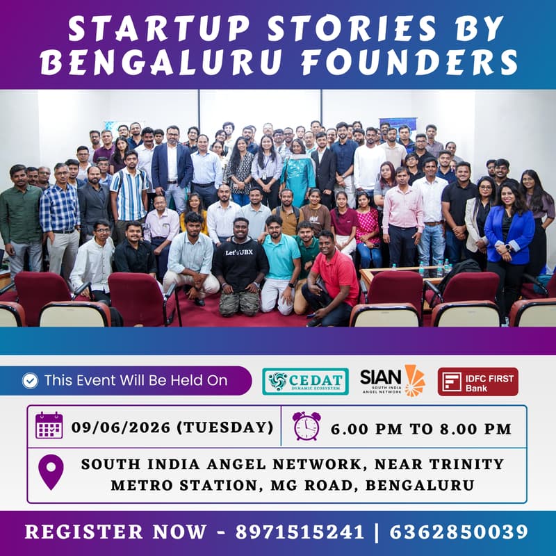 Cover Image for Startup Stories by Bengaluru Founders