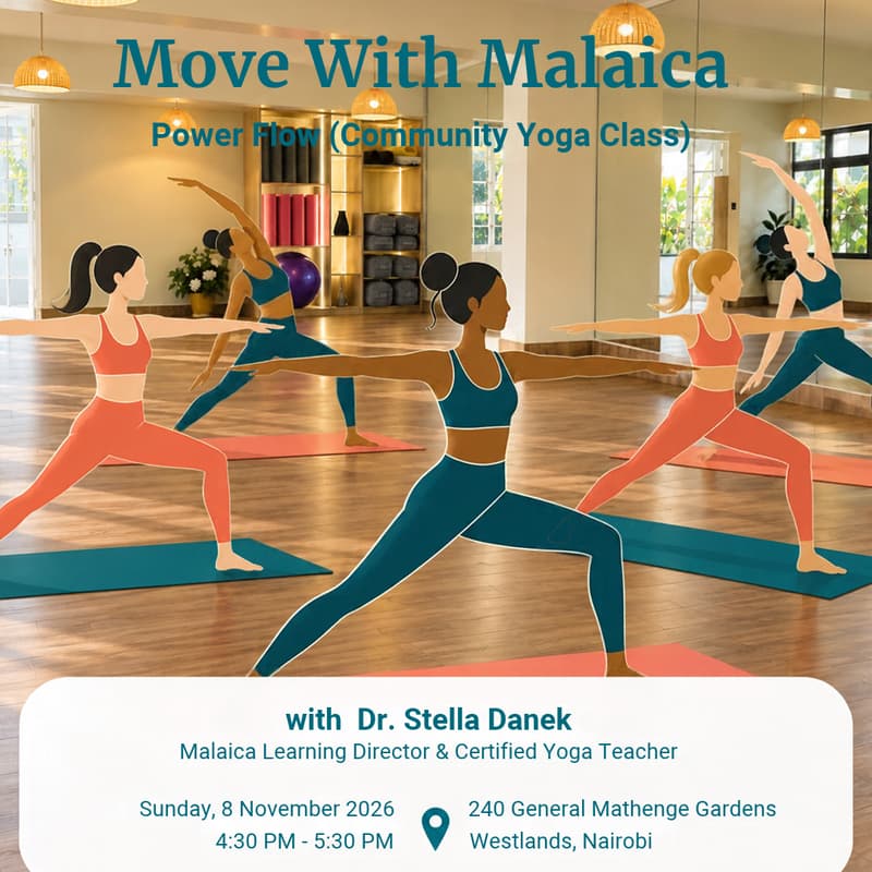 Cover Image for Move With Malaica - Power Flow (Community Yoga Class)