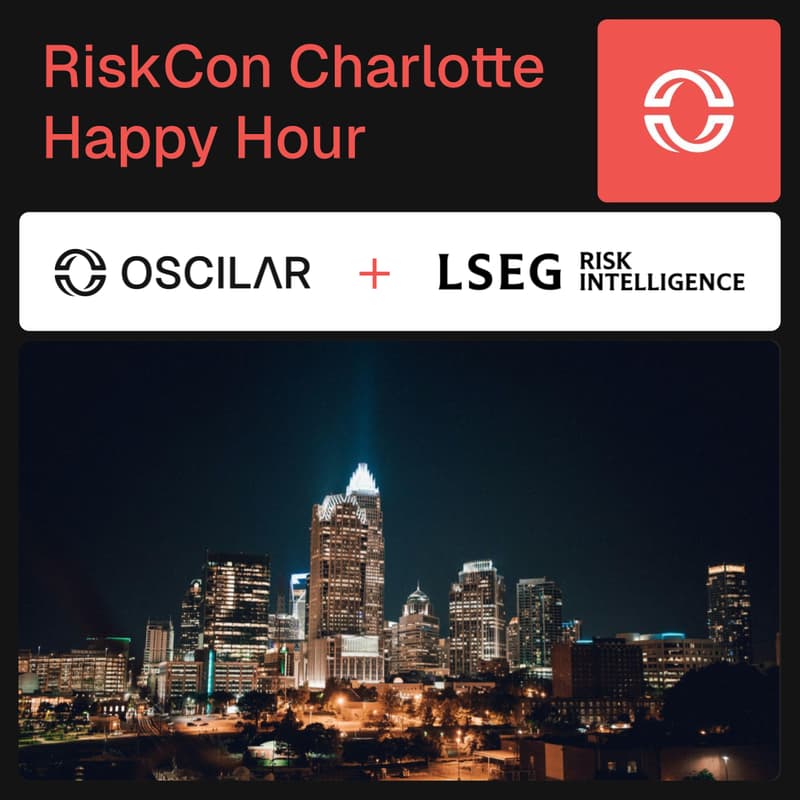 Cover Image for RiskCon Charlotte Happy Hour with Oscilar and LSEG