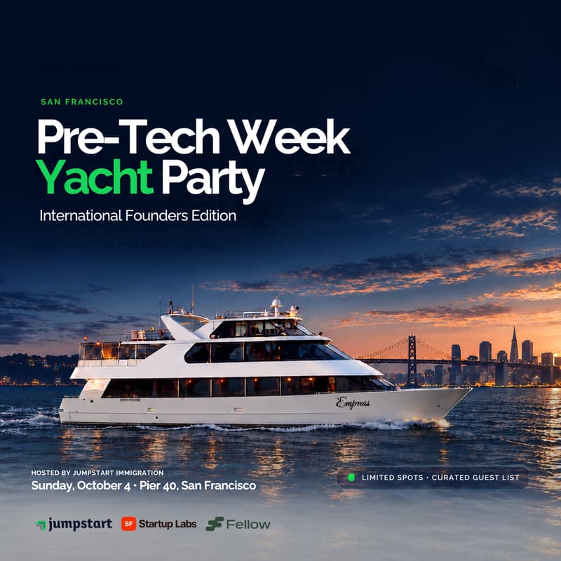 Cover Image for Pre-Tech Week Yacht Party — International Founders Edition #SFTechWeek