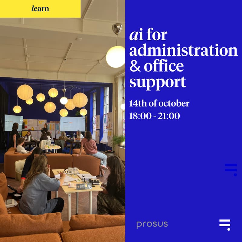 Cover Image for AI Night 2: AI for Administration, Office & Support