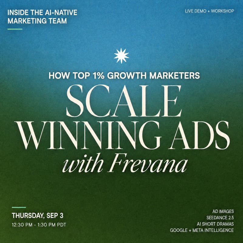 Cover Image for AI-Native Marketing: How Top 1% Growth Marketers Scale Winning Ads