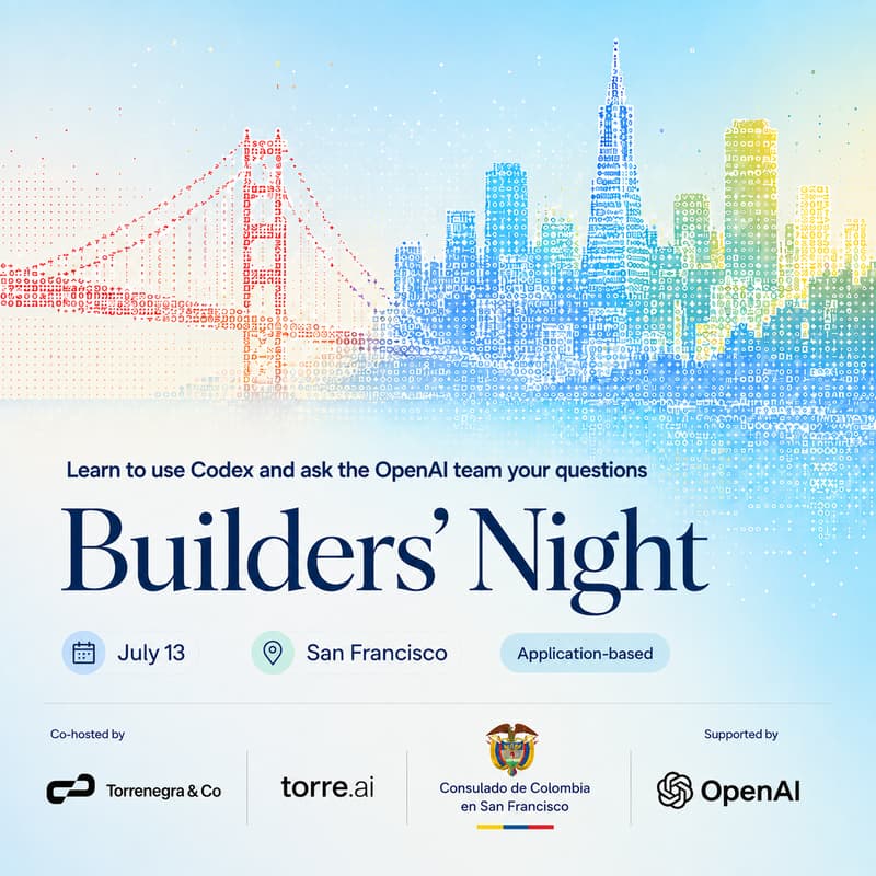 Cover Image for Builders' Night with support from OpenAI