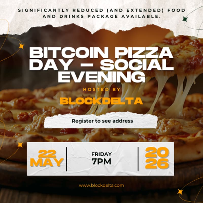 Cover Image for Bitcoin Pizza Day - Social Evening