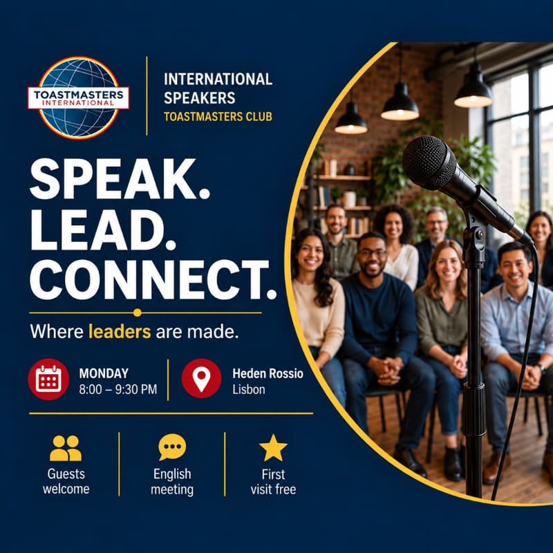 Cover Image for 🎤 Discover International Speakers Toastmasters Club