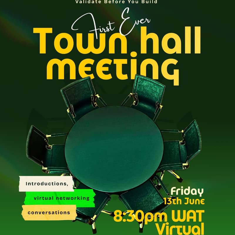 Cover Image for Town Hall Meeting !!
